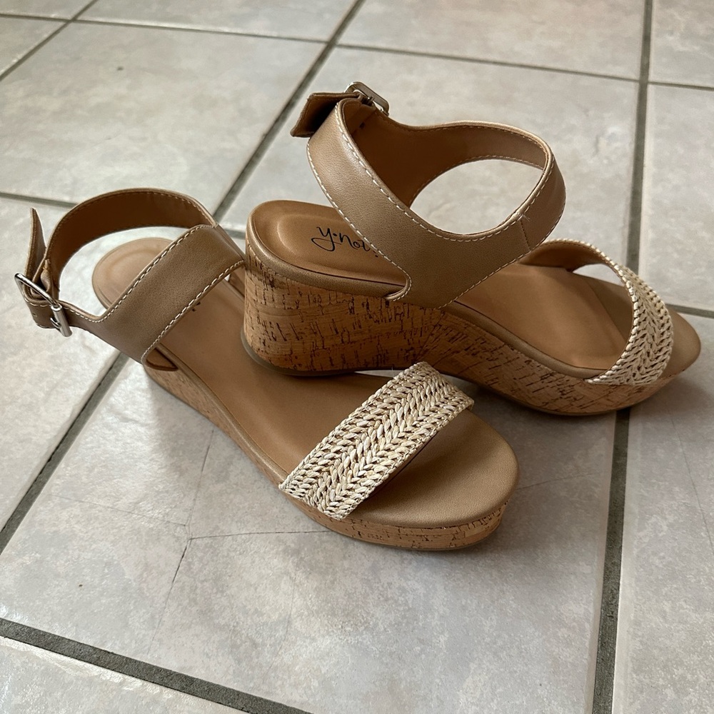Y-Not Wedge Heels